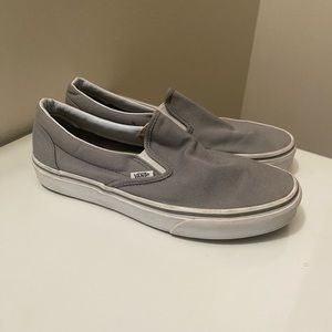 Gray Slip on Vans women’s size 9